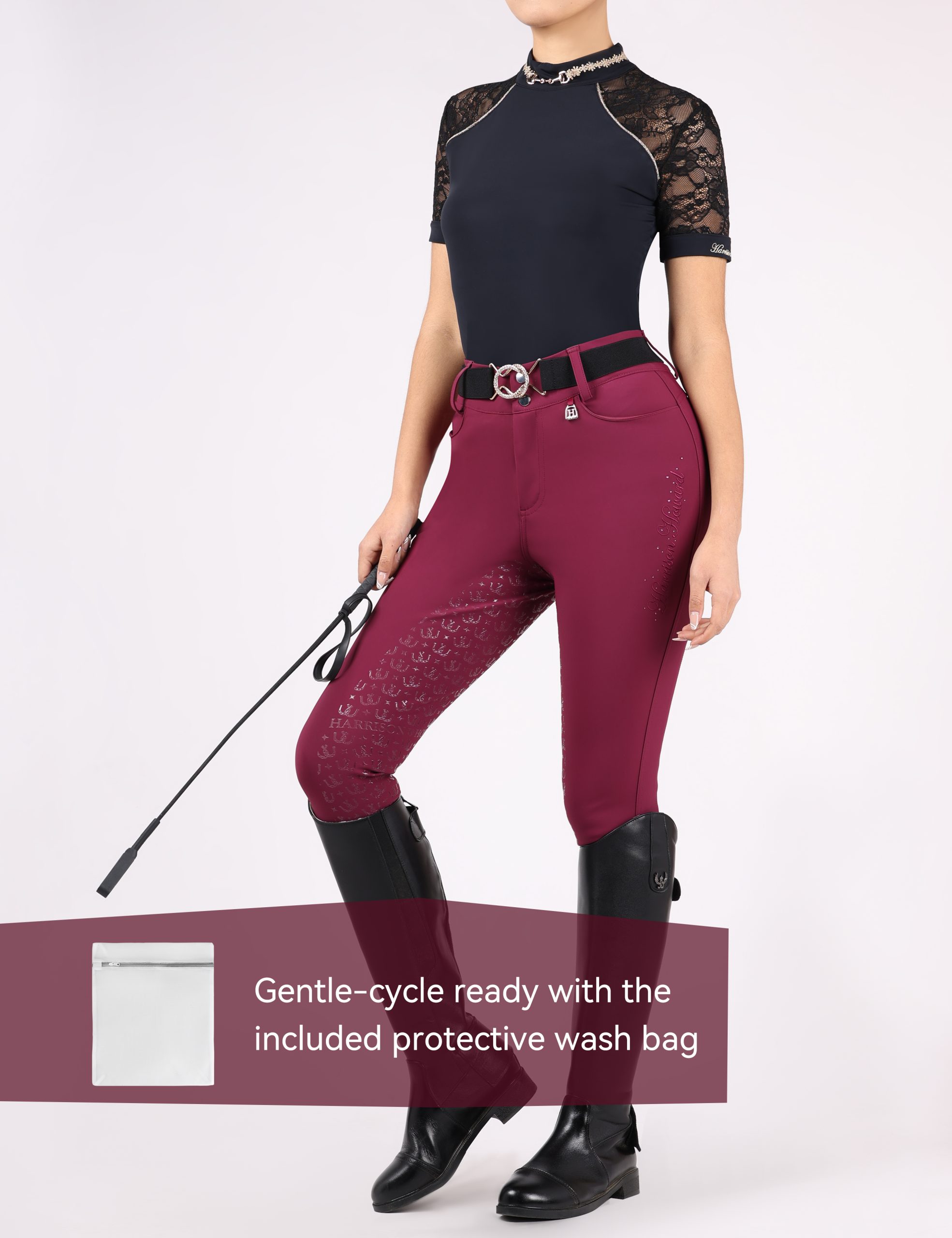 Full-Seat Silicone Breeches for Women HBFX502 8 Full-Seat Silicone Breeches for Women HBFX502 - Image 6