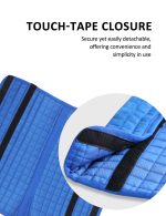 Harrison Howard Saddle Stand Suede Saver Adds Protection to Underside of Saddle Prevents Bar Indentations Secure Saddle Use with Saddle Rack, Saddle Saver Only Blue - Image 3