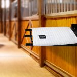 Harrison Howard Wall Mount Saddle Rack Suede Saver Adds Protection to Underside of Saddle Prevents Bar Indentations Secure Saddle Use with Saddle Rack, Saddle Saver Only White - Image 6