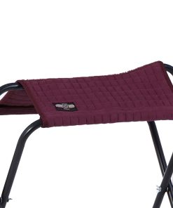 Harrison Howard Saddle Stand Suede Saver Adds Protection to Underside of Saddle Prevents Bar Indentations Secure Saddle Use with Saddle Rack, Saddle Saver Only Burgundy