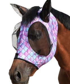 Harrison Howard Stretch Fly Mask with Forelock Opening and Patterns