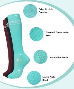 Alternative view of Harrison Howard 3 Pairs Premium Quality Equestrian Riding Socks