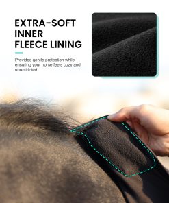 Alternative view of Harrison Howard Sleek Nylon and Stretch Horse Shoulder Guard Lightweight Comfortable Breathable Protective Chest Protector