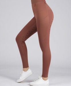 Alternative view of Howard Women's Full Seat Riding Tights with Side Pockets HLSA406