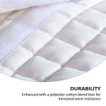 Harrison Howard Saddle Stand Suede Saver Adds Protection to Underside of Saddle Prevents Bar Indentations Secure Saddle Use with Saddle Rack, Saddle Saver Only White - Image 5