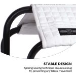 Harrison Howard Saddle Stand Suede Saver Adds Protection to Underside of Saddle Prevents Bar Indentations Secure Saddle Use with Saddle Rack, Saddle Saver Only White - Image 7