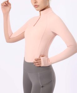 Harrison Howard Equestrian Tops Female Long Sleeve Half Mesh Arm HTSS411